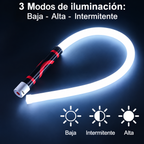 Linterna LED flexible recargable | Manos libres