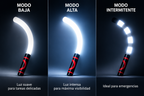 Linterna LED flexible recargable | Manos libres