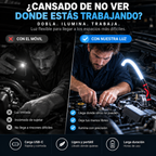 Linterna LED flexible recargable | Manos libres